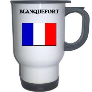  France   BLANQUEFORT White Stainless Steel Mug 