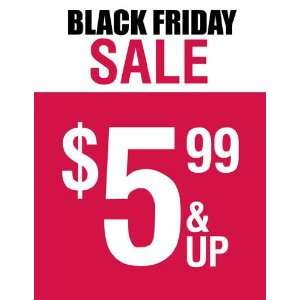  Black Friday Sale Black and Red Sign