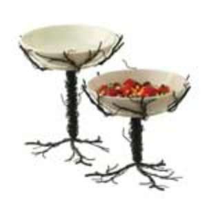 Twisted Twig Stand with Bowl Set of Two Case Pack 6   762044