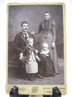 Old Antique Berwick, Pa. Cabinet Photo Oscar Remly Family  