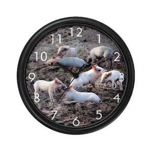  Piglets running on Pets Wall Clock by 