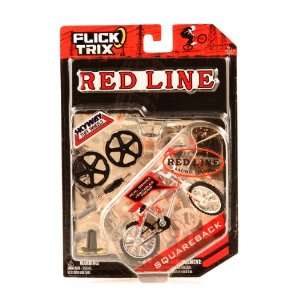  Flick Trix Finger Bike Red Line Squareback Toys & Games