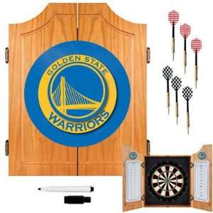  Trademark Global NBA Licensed Dart Board Cabinet Set 