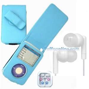 Cuffu iPod Video / Classic leather pouch with HiFi Isolating Earphone 