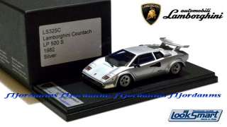 43 LookSmart Lamborghini Countach LP 500 S Silver 1982 n / MR  