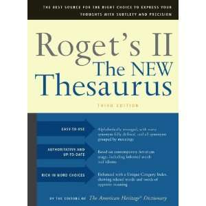  Rogets II Paperback Thesaurus