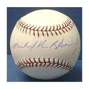  Michael Bloomberg Autographed Baseball