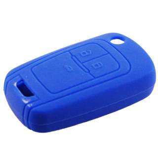 New Blue Chevrolet Cruze Remote Key Case Shell FOB 3 Buttons 