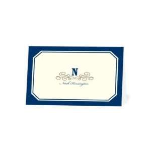 Thank You Cards   Rosewood Monogram Midnight By Magnolia Press