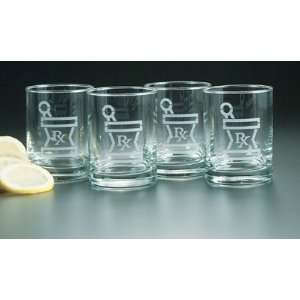  Old Fashioned Rx Pharmacy Glasses 