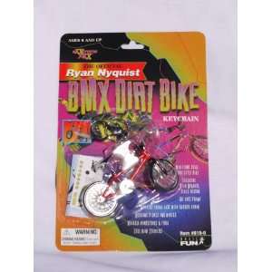   The Official Ryan Nyquist BMX Dirt Bike Keychain (1999) Toys & Games