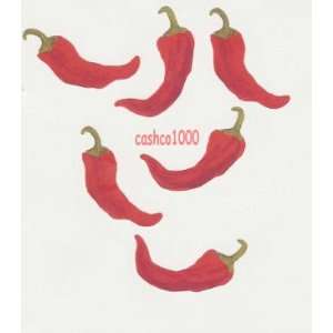   Wallies CHILI PEPPER Wall DECORATIONS border peppers 