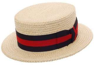  DelMonico Boater Straw Hat Clothing
