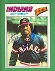 1977 Topps   Jim Bibby   Signed Card   Indians