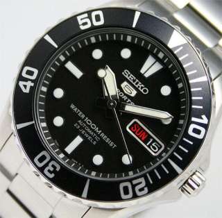 SEIKO SUBMARINER AUTOMATIC DIVERS WATCH 100M SNZF29 SNZF29K1  