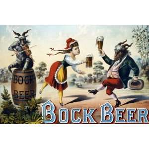  Bock Beer Celebration 24X36 Canvas Giclee