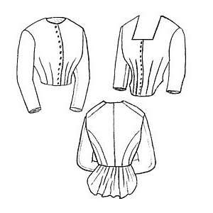  1871 Day Bodice Pattern 