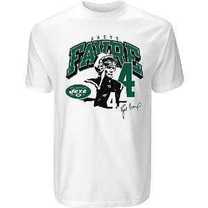  Brett Favre New York Jets NFL Arch T Shirt Sports 