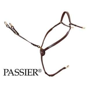 Passier Marcus Breastplate with Running Martingale BlackPony, Brass 
