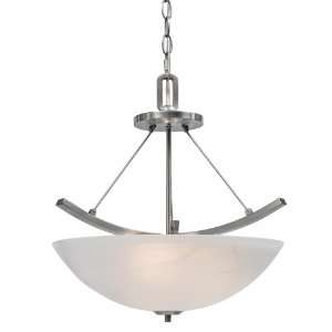 Golden Lighting 7158 SF PW Accurian PW Convertible Semi Flush, Pewter 