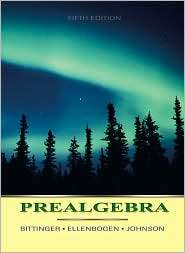 Prealgebra, (0321331907), Marvin L. Bittinger, Textbooks   Barnes 