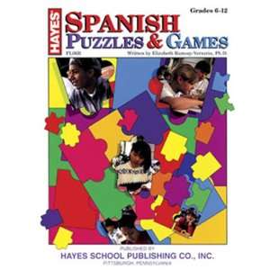   Pack HAYES SCHOOL PUBLISHING SPANISH PUZZLES & GAMES 