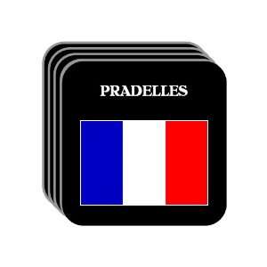  France   PRADELLES Set of 4 Mini Mousepad Coasters 