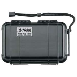  Pelican Products   Micro Case Solid, Black, 9.38 x 5.56 x 