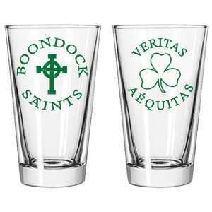  Boondock Saints Cross and Clover Glass
