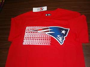 New England Patriots Team Apparel Jersey T Shirt XXLarge (Red 