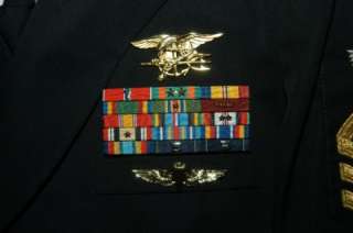 Navy SEAL Dress Blue Uniform 48R USN Platoon Chief  