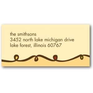  Holiday Return Address Labels   Cursive Thanks By 