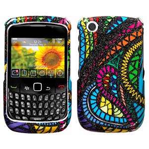   SnapOn Phone Cover Case FOR Blackberry CURVE 8520 8530 FABRIC  
