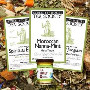 Bee Fit Tea Kit   Three 2 ounce herbal teas, one 3 ounce honey 