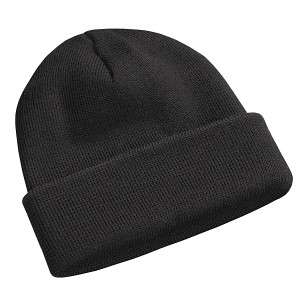   Merino Wool Watch Cap Hat Black One Size $45 NWT England  
