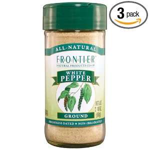 Frontier Pepper, White Ground, 2.4 Ounce Grocery & Gourmet Food