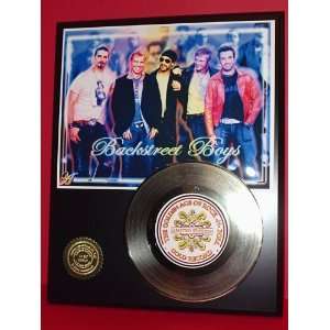 Backstreet Boys 24kt Gold Record LTD Edition Display ***FREE PRIORITY 