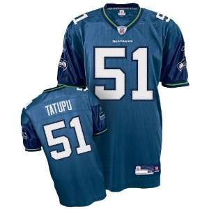  Reebok Seattle Seahawks Lofa Tatupu Authentic Jersey Size 