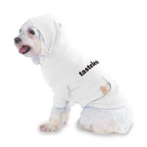  tasteless Hooded T Shirt for Dog or Cat X Small (XS) White 
