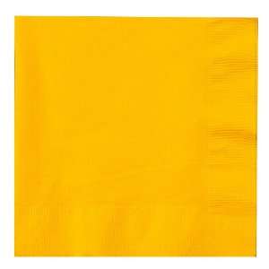   Party By Creative Converting School Bus Yellow (Yellow) Lunch Napkins