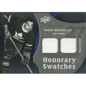   Trilogy Honorary Swatches #HSFM Frank Mahovlich Sports Collectibles