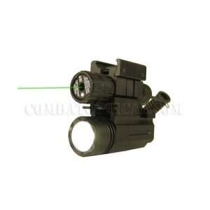  Tactical Pistol Green laser LED Flashlight combo