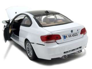 BMW M3 E92 COUPE WHITE 124 DIECAST MODEL CAR  