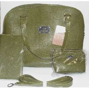  Joy Mangano Madison Avenue Handbag with Travel Wallet and 
