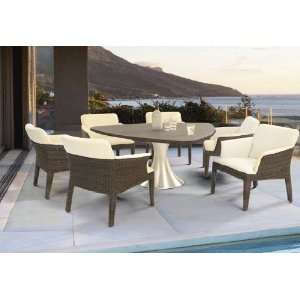  The Manolo Collection 6 Person All Weather Wicker Patio 