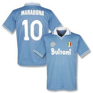  1987 Napoli Home Replica Jersey + Maradona 10 (South 