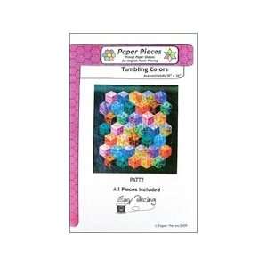  Paper Pieces Tumbling Colors Pattern Arts, Crafts 