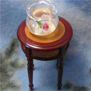 DOLLHOUSE Goldfish Bowl on inlaid Table 1.698/0 Reutter 112  