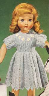 18 inch Vintage Doll Fancy Party Dress