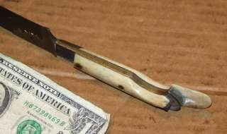 Vintage Bone,Brass Handle Knife,Dagger,War Relic,Fighting Weapon 